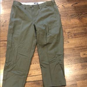 Lands End waist 40 tradition fit olive green pants